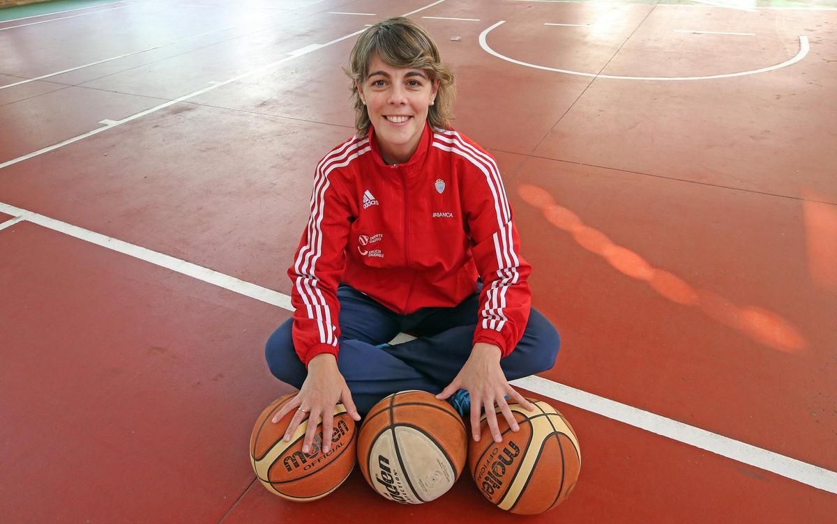 Cantero, en 2016, ya siendo entrenadora del Celta Zorka y del Colegio Maristas.