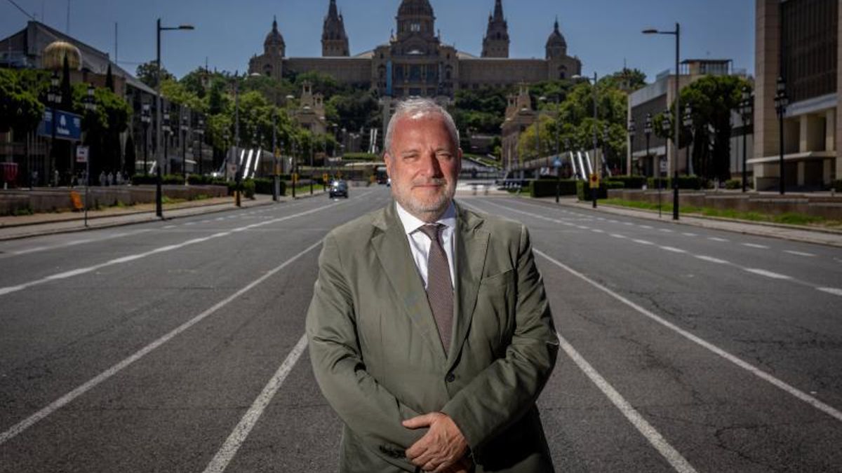 Constantí Serrallonga, el pasado lunes en la avenida de Maria Cristina.