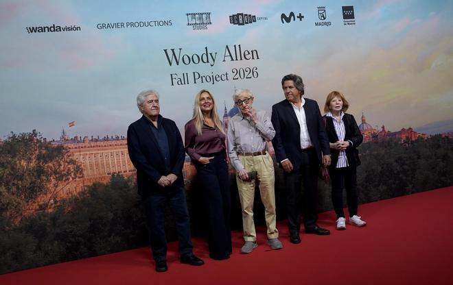 Presentación de la película de Woody Allen, que rodará en Madrid, con los actores Alexi Wasser y Peter Vives.