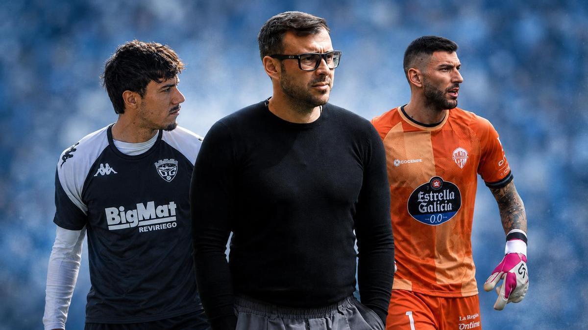 Samu Mayo, Yago Iglesias y Álvaro Ratón