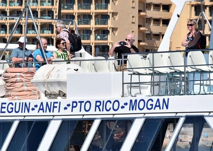 28/02/20 ARGUINEGUIN. MOGÁN. Llegada de migrantes al puerto de Arguineguin después de ser rescatados por un velero. Fotógrafa: YAIZA SOCORRO.  | 28/02/2020 | Fotógrafo: Yaiza Socorro