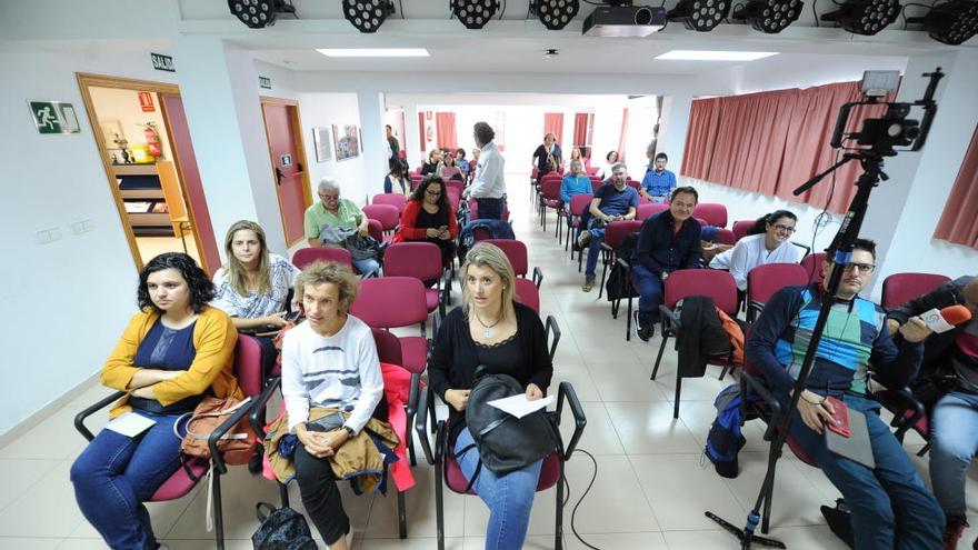 Un momento de la Asamblea de padres por la inclusión.