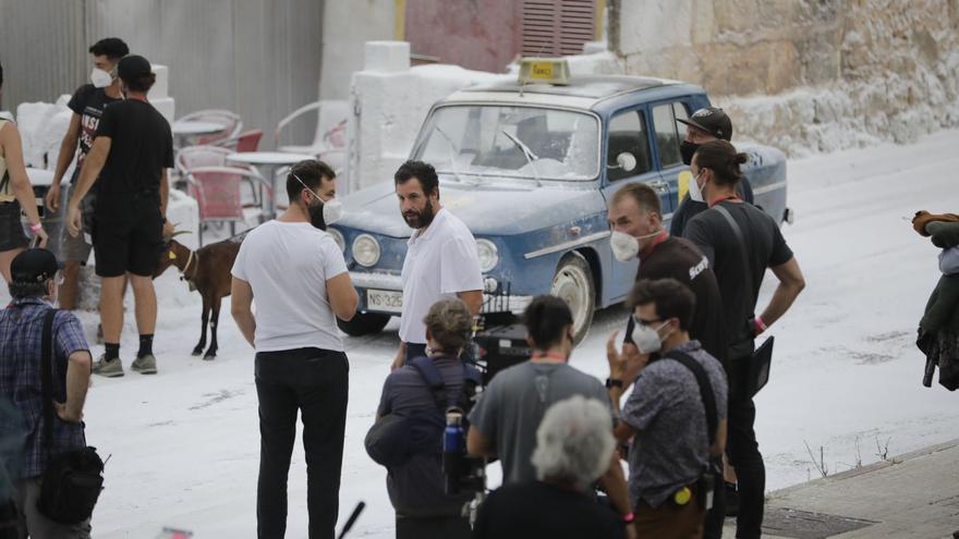 Mitten in der Hitzewelle auf Mallorca: Schnee in Pollença