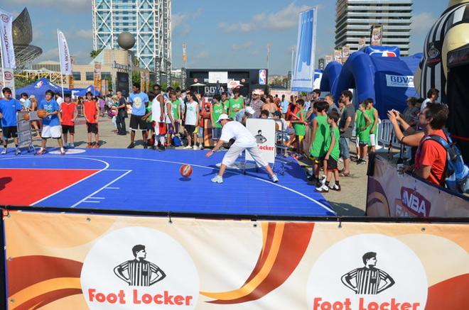 La NBA Fanzone tuvo lugar el fin de semana del 10 y 11 de septiembre en el Moll de la Marina de Barcelona