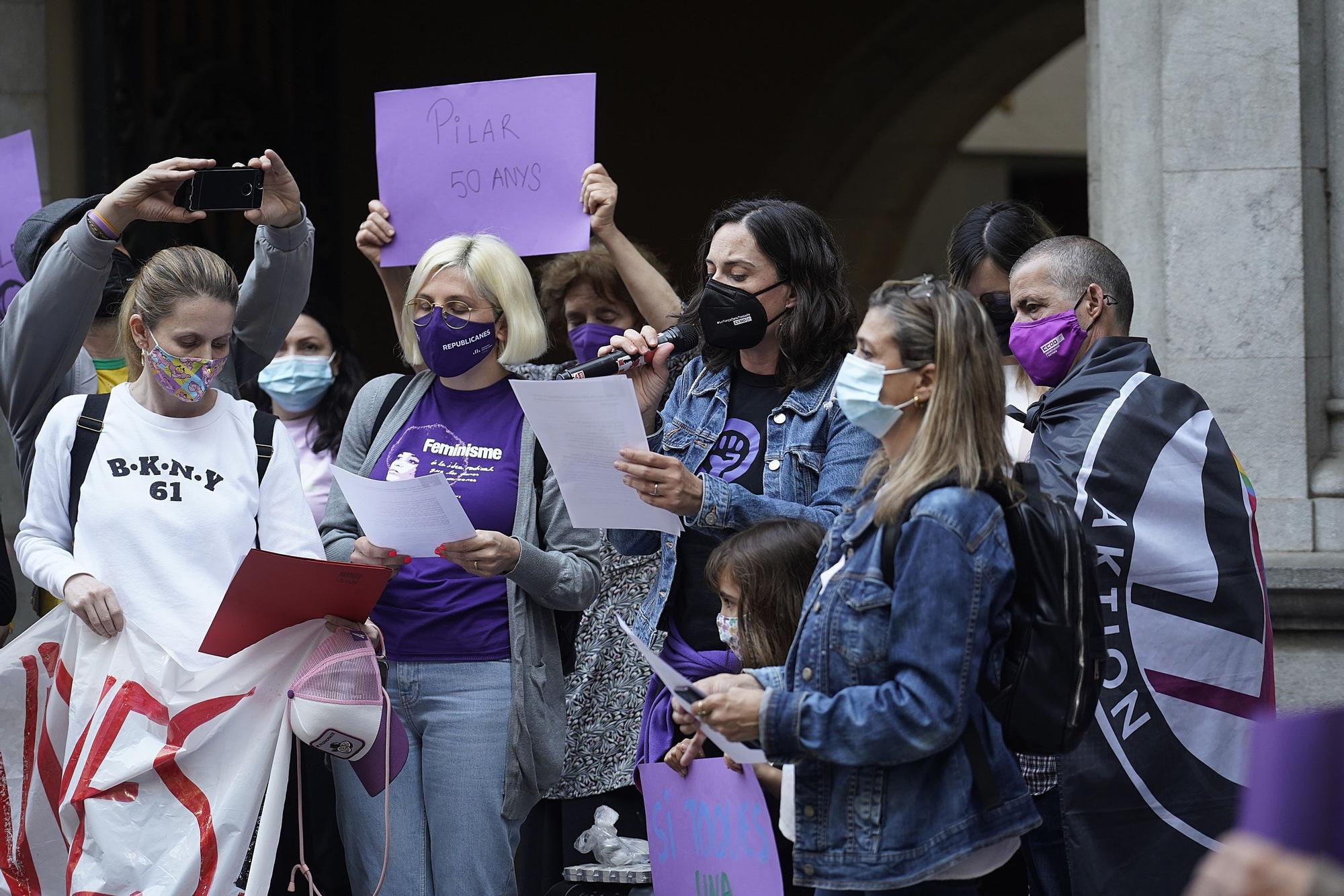 La Plataforma Feminista denuncia els feminicidis