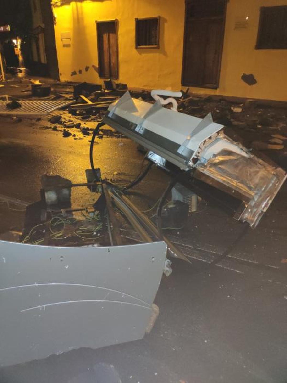 Desperfectos en Garachico tras el oleaje