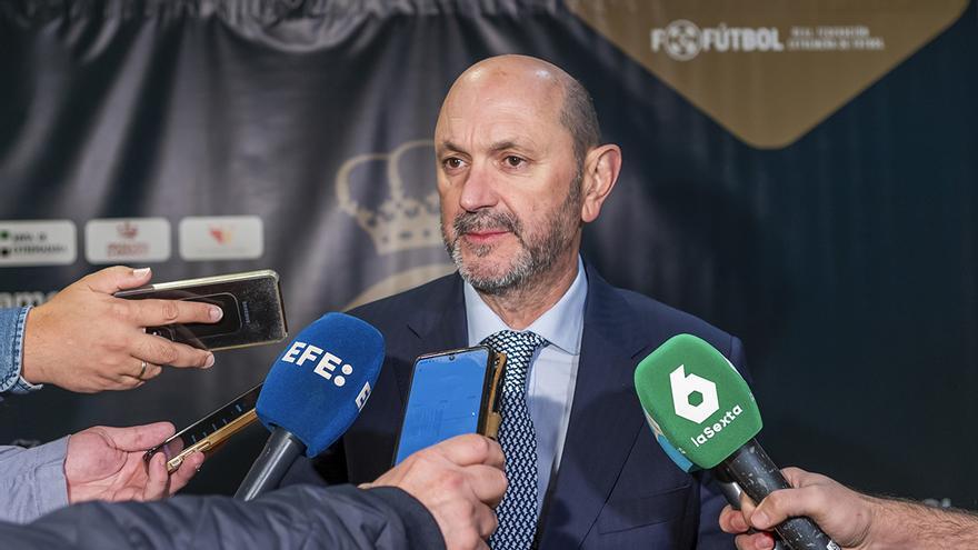 Louzán: El presidente de la extremeña será muy importante en el organigrama de la RFEF
