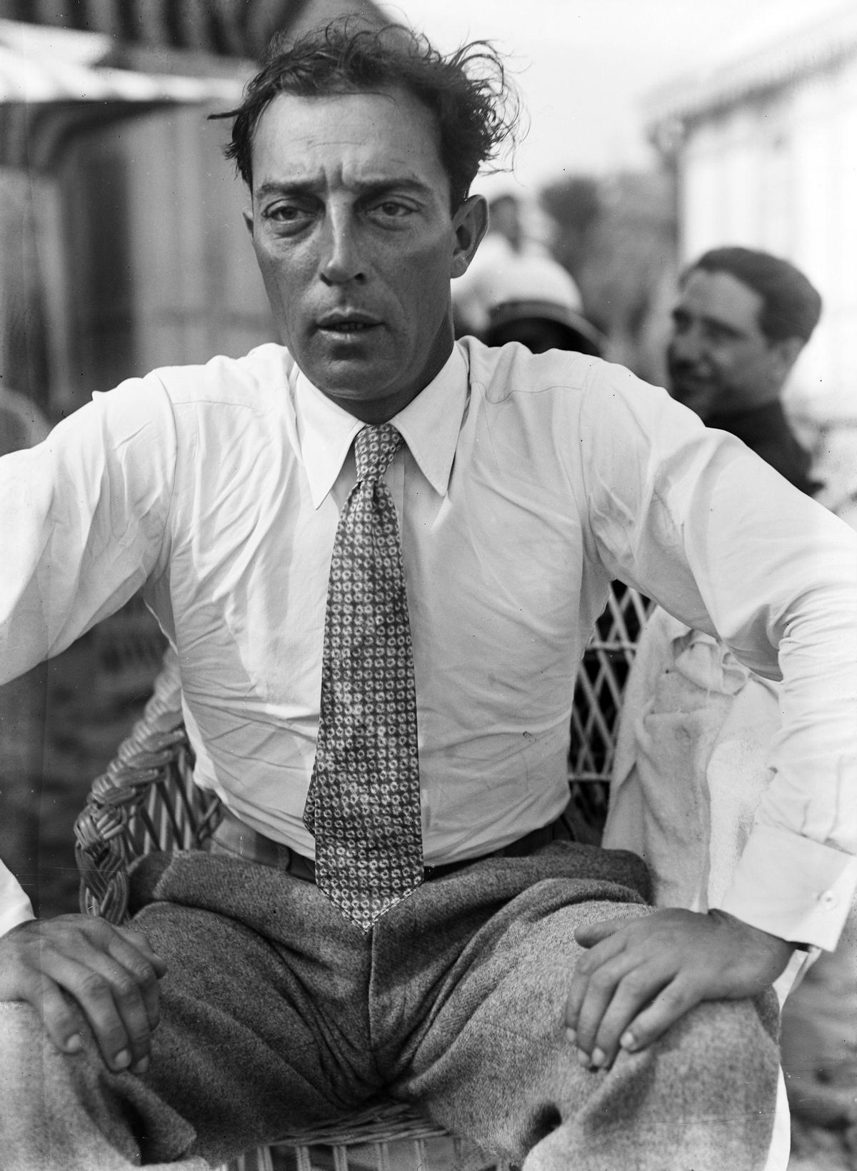 Buster Keaton en Sitges el verano de 1930.