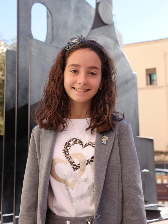 Lucía Benedito, madrina infantil del 2023.