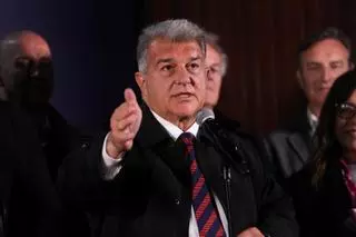Laporta defiende a Alejandro Echevarría y vuelve a atacar a Víctor Font