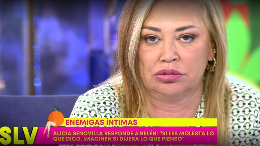 Guerra en Sálvame entre Belén Esteban y Alicia Senovilla: &quot;No te voy a dar ni media&quot;