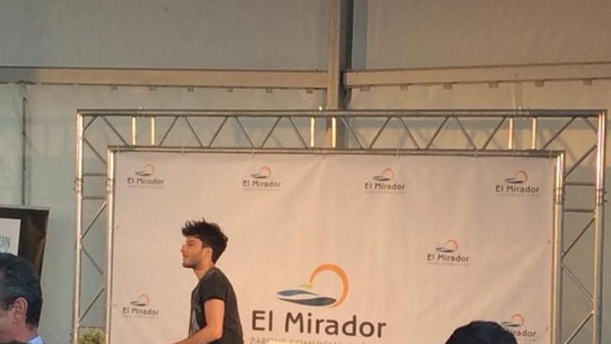 Blas Cantó, en el Centro Comercial El Mirador