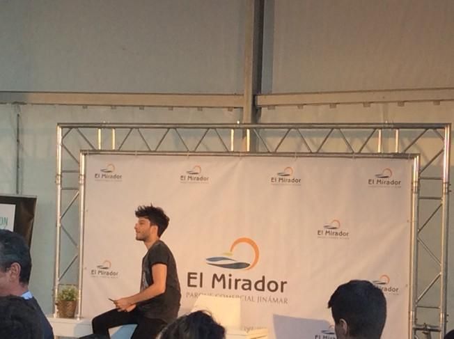 Blas Cantó, en el Centro Comercial El Mirador