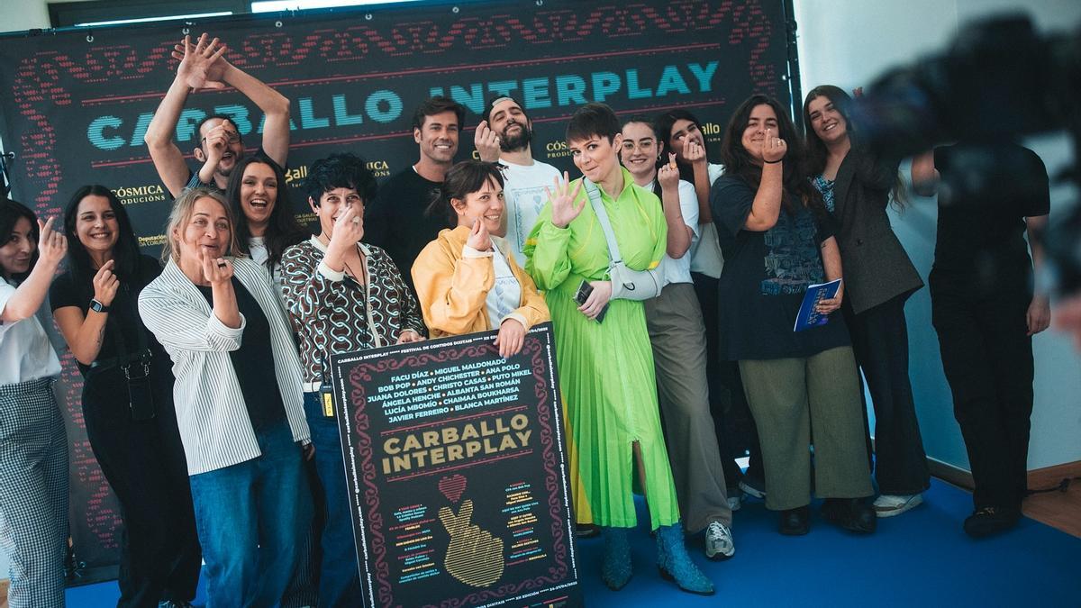 Membros do equipo e voluntarios do Carballo Interplay 2025.