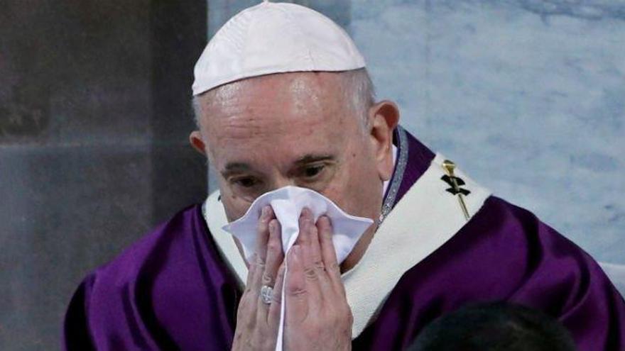 El papa Francisco cancela su agenda de Cuaresma por un resfriado