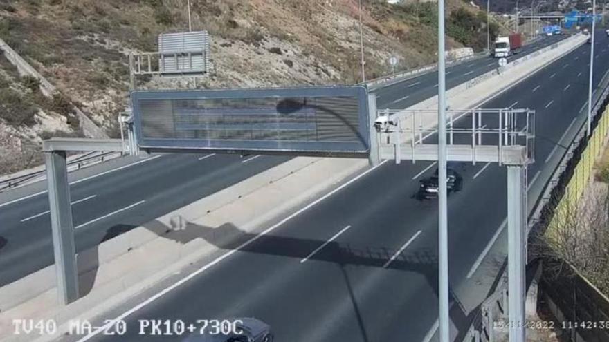 Investigados por circular a 169 km/h en un tramo de 80 de la circunvalación de Málaga