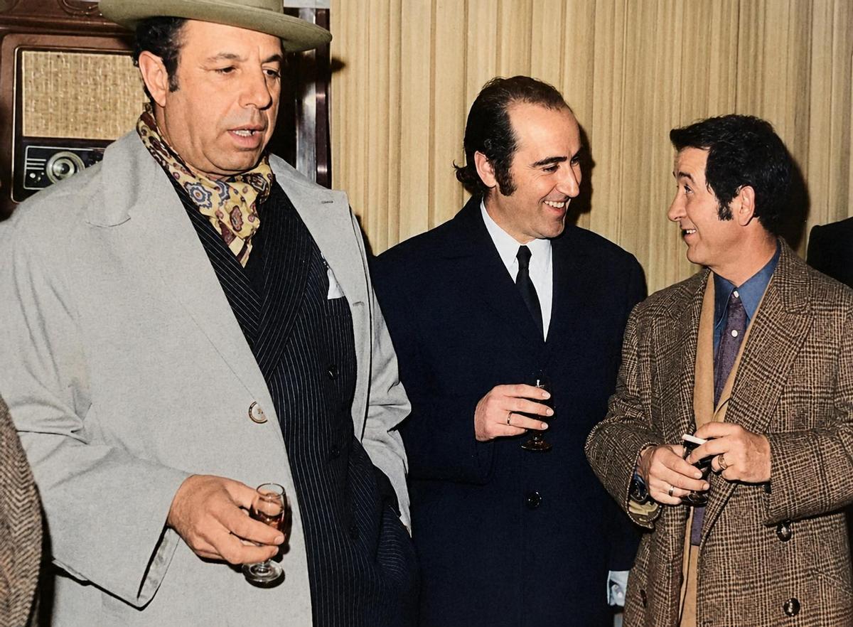 Antonio Mairena, Naranjito y Juanito Valderrama.