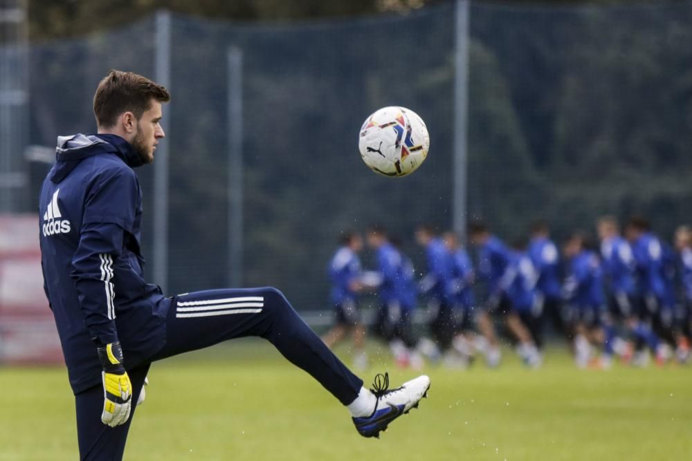 Entrenamiento del Oviedo