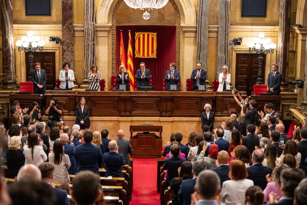 Pleno de constitución del Parlament de Catalunya tras elecciones del 12M