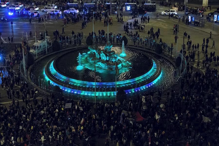 Manifestación en Madrid por la Cumbre del Clima