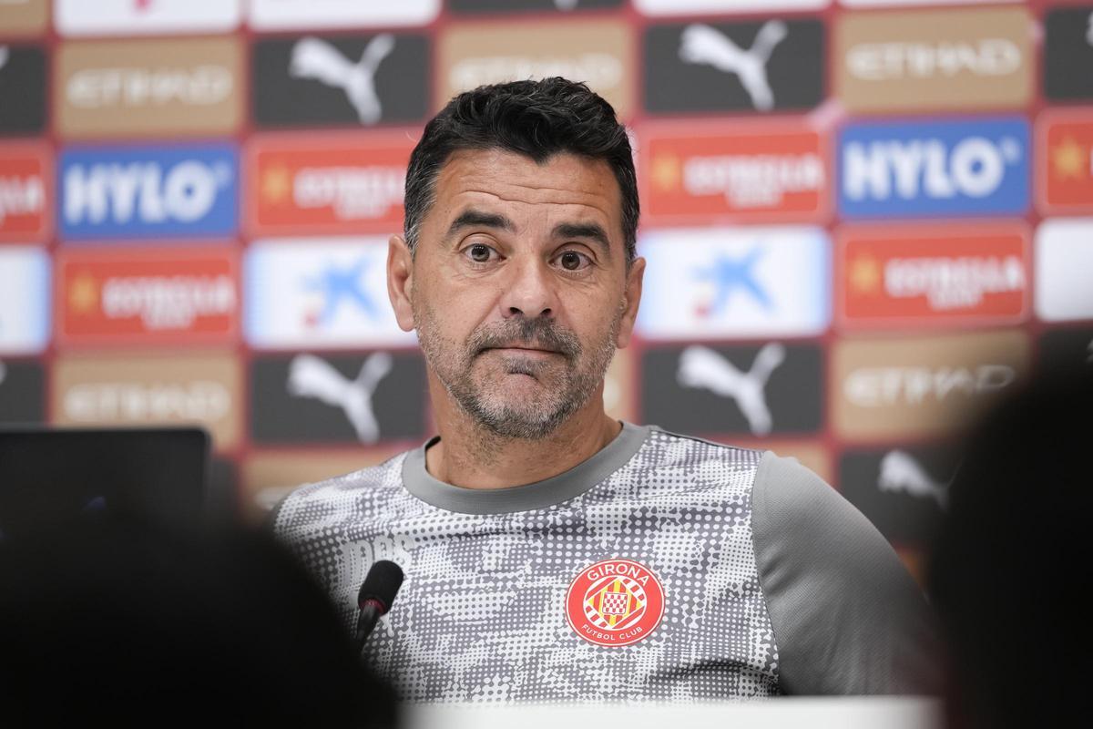 Rueda de prensa de Míchel.