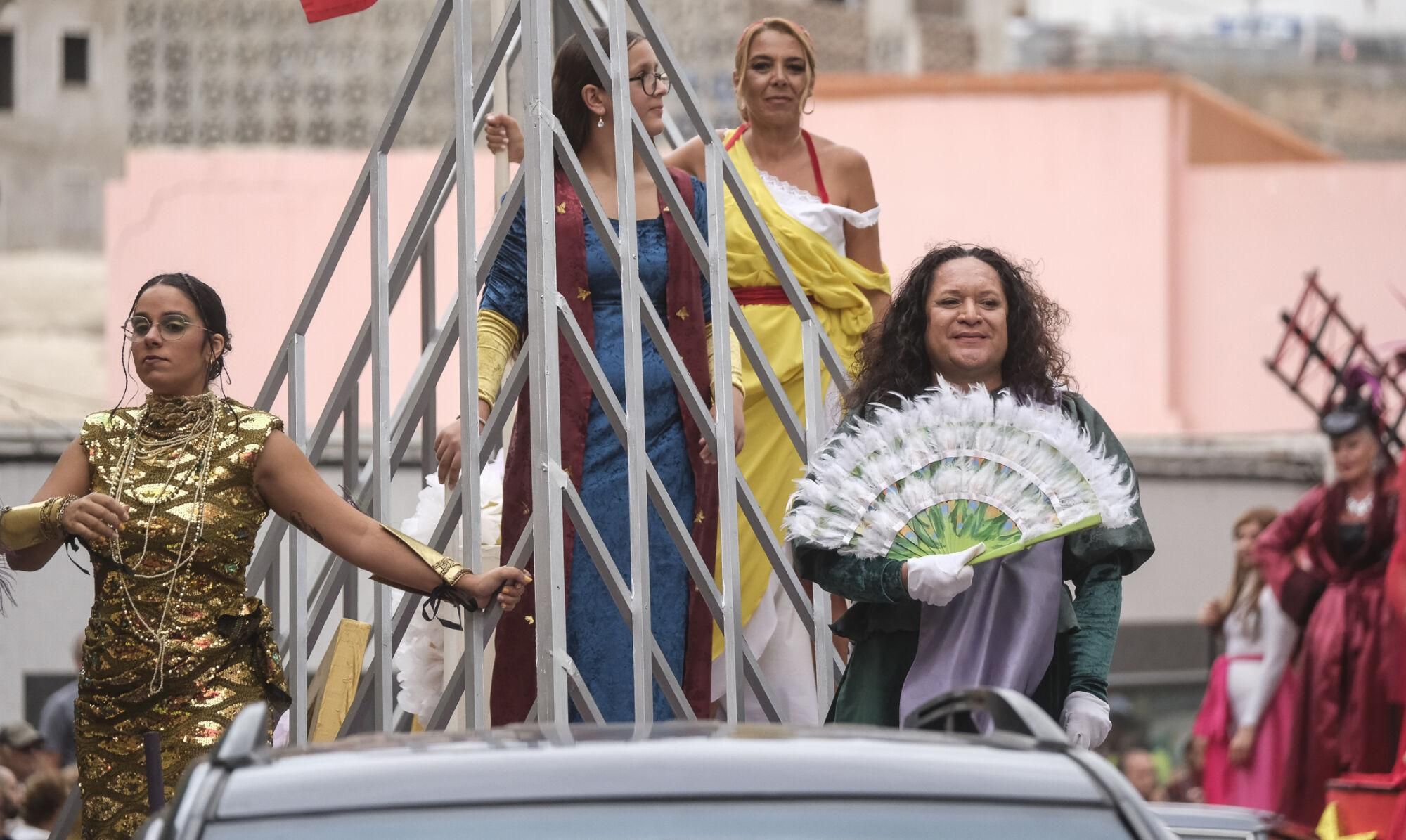 Batalla de flores en las Fiestas de la Virgen de Guíaa