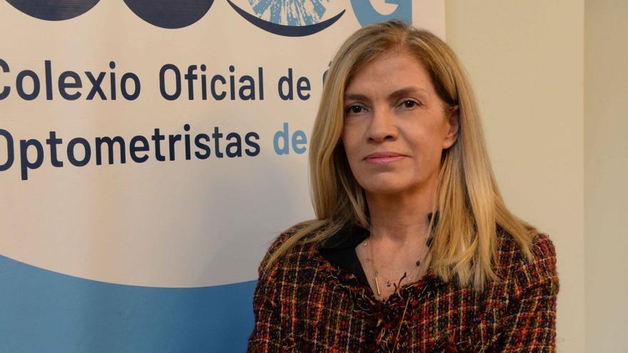 Esther Amaro, presidenta del Colexio Oficial de Ópticos Optometristas de Galicia