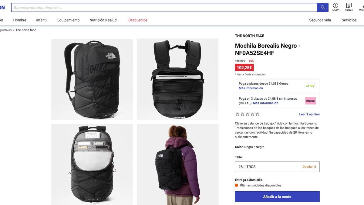 La estafa de la mochila que parece un chollo pero puede salirte muy caro: “Mochila North Face en Decathlon por tan solo…”