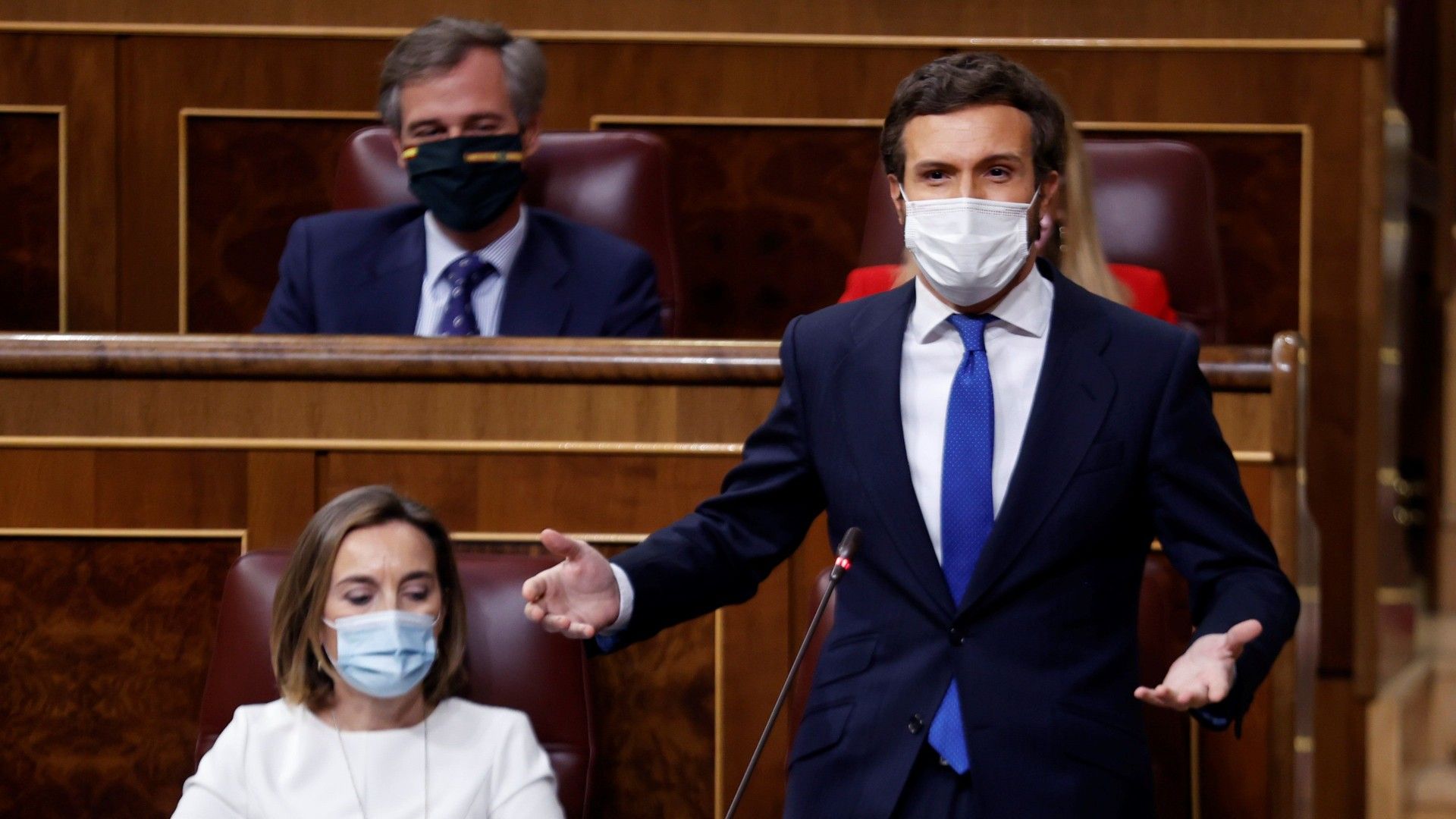 Casado, el pasado día 13, en el Congreso