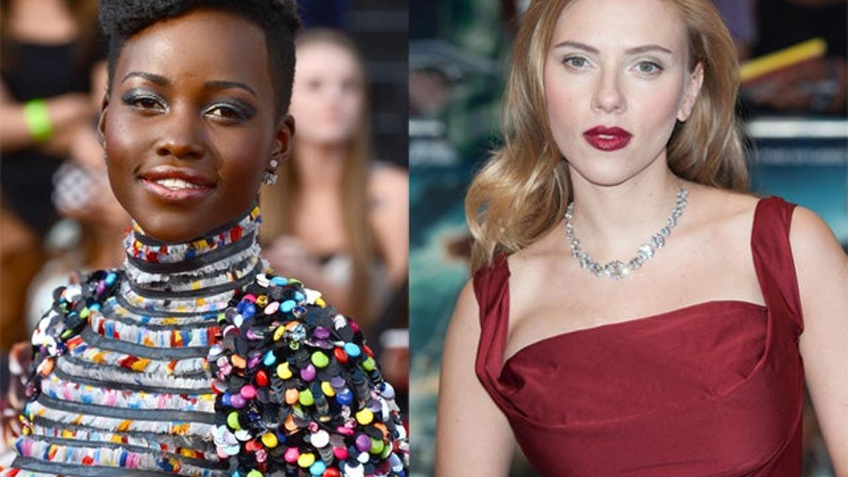 Lupita Nyong'o y Scarlett Johansson