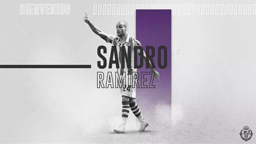 El Valladolid anunciala el fichaje de Sandro Ramírez