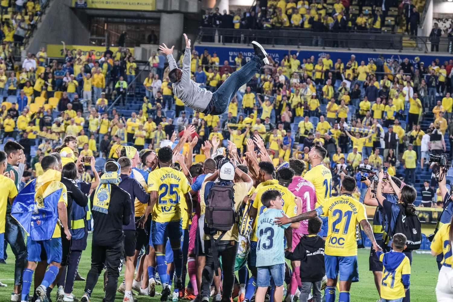 Ascenso de la UD Las Palmas, la celebración en el Estadio de Gran Canaria