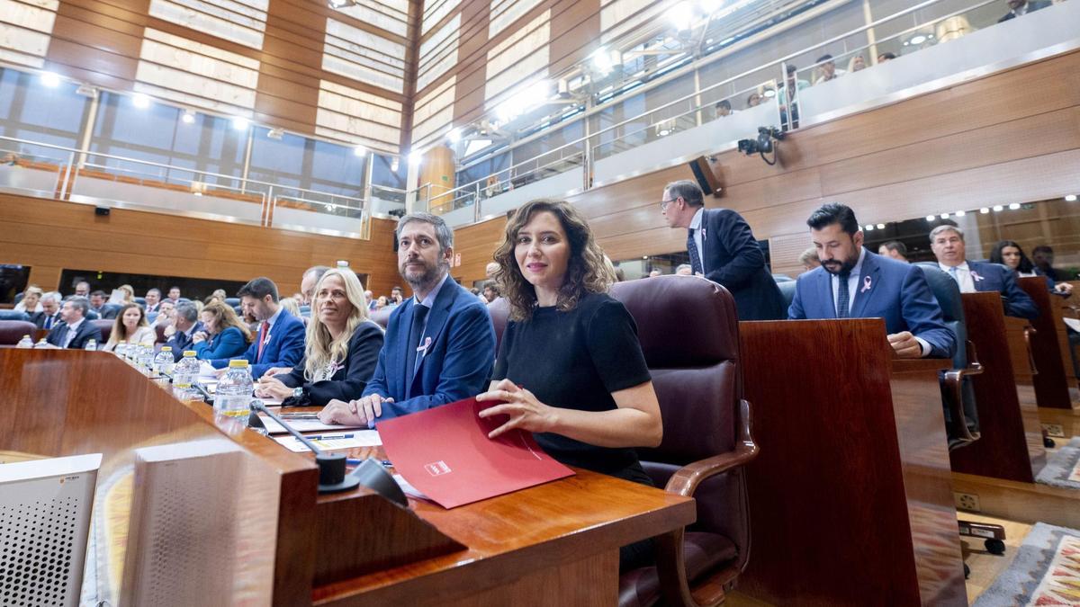 La presidenta de la Comunidad de Madrid, Isabel Díaz Ayuso