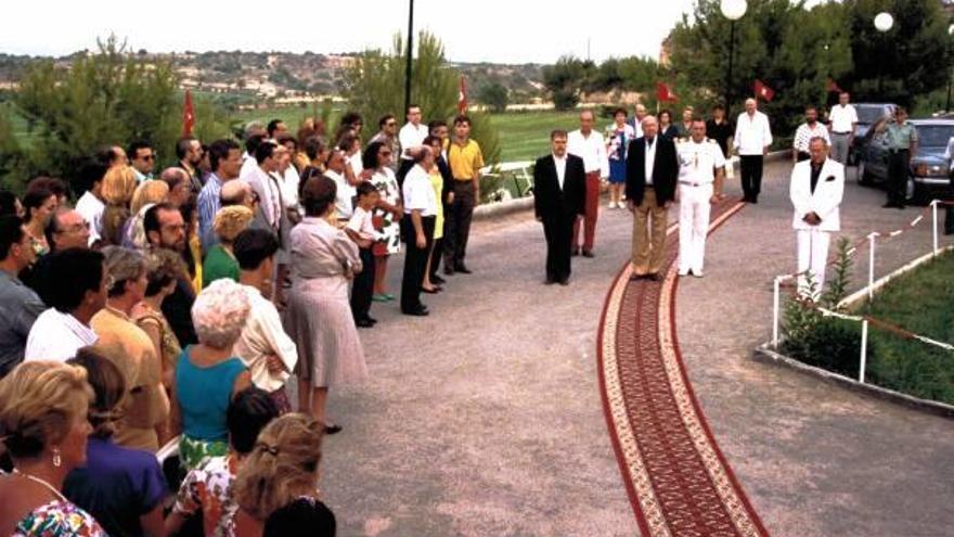 Solemne evento El Conde de Barcelona inauguró el campo en 1988