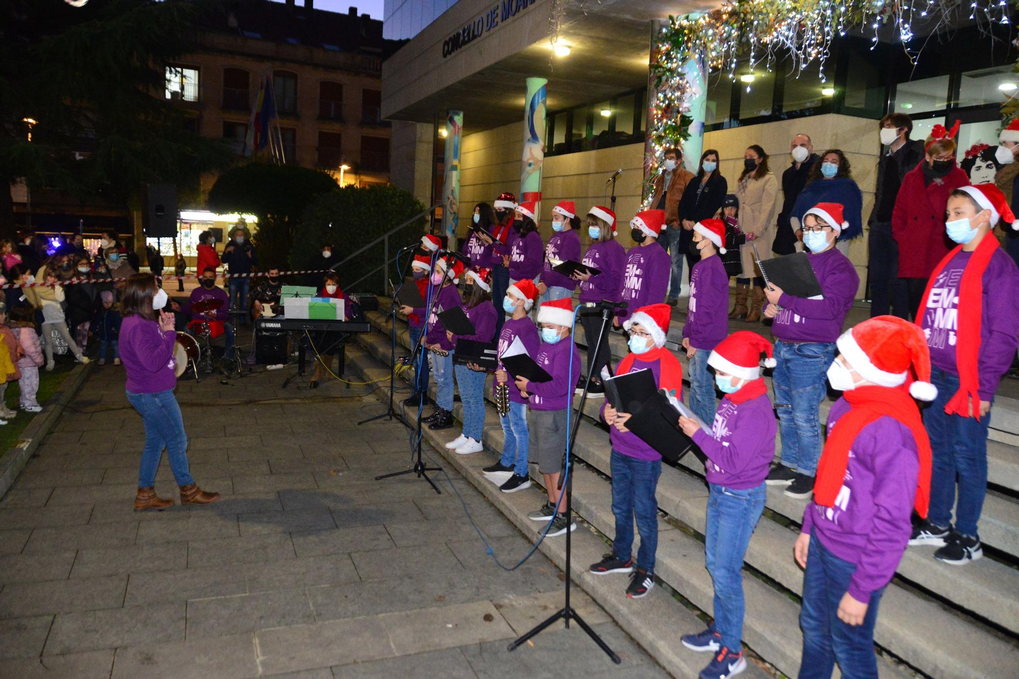 La Navidad ya ilumina Moaña