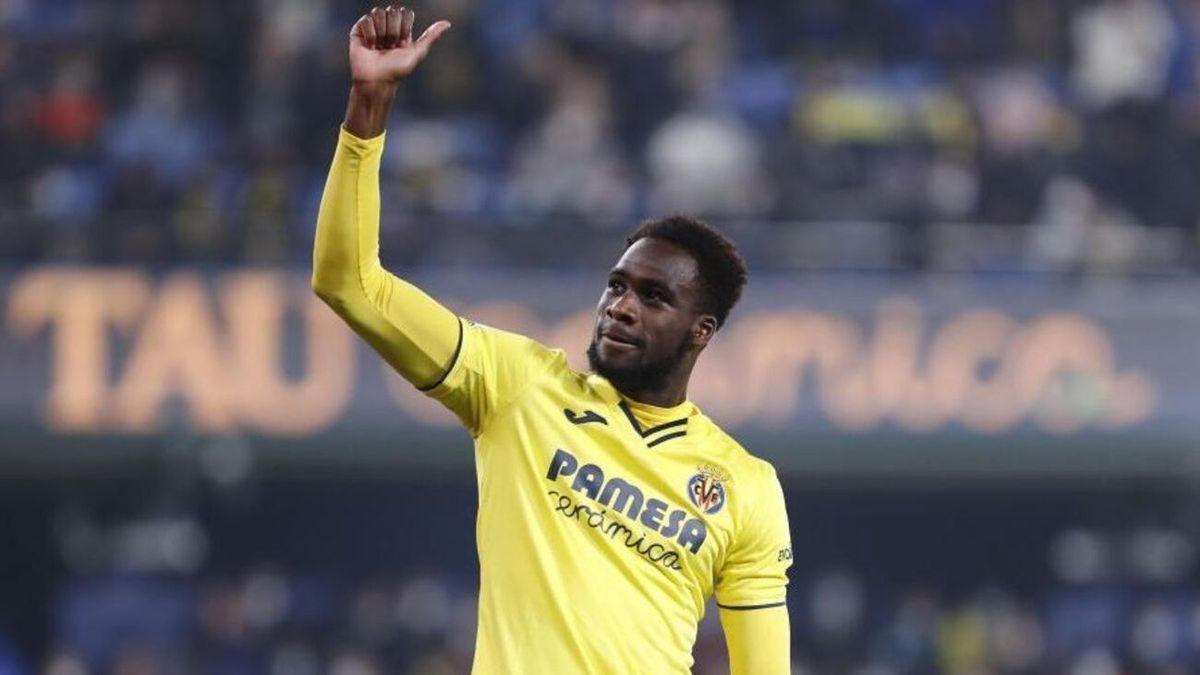 Boulaye Dia en partido con el Villarreal