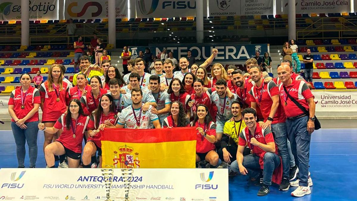 España se proclama campeona del Mundial Universitario masculino y femenino.