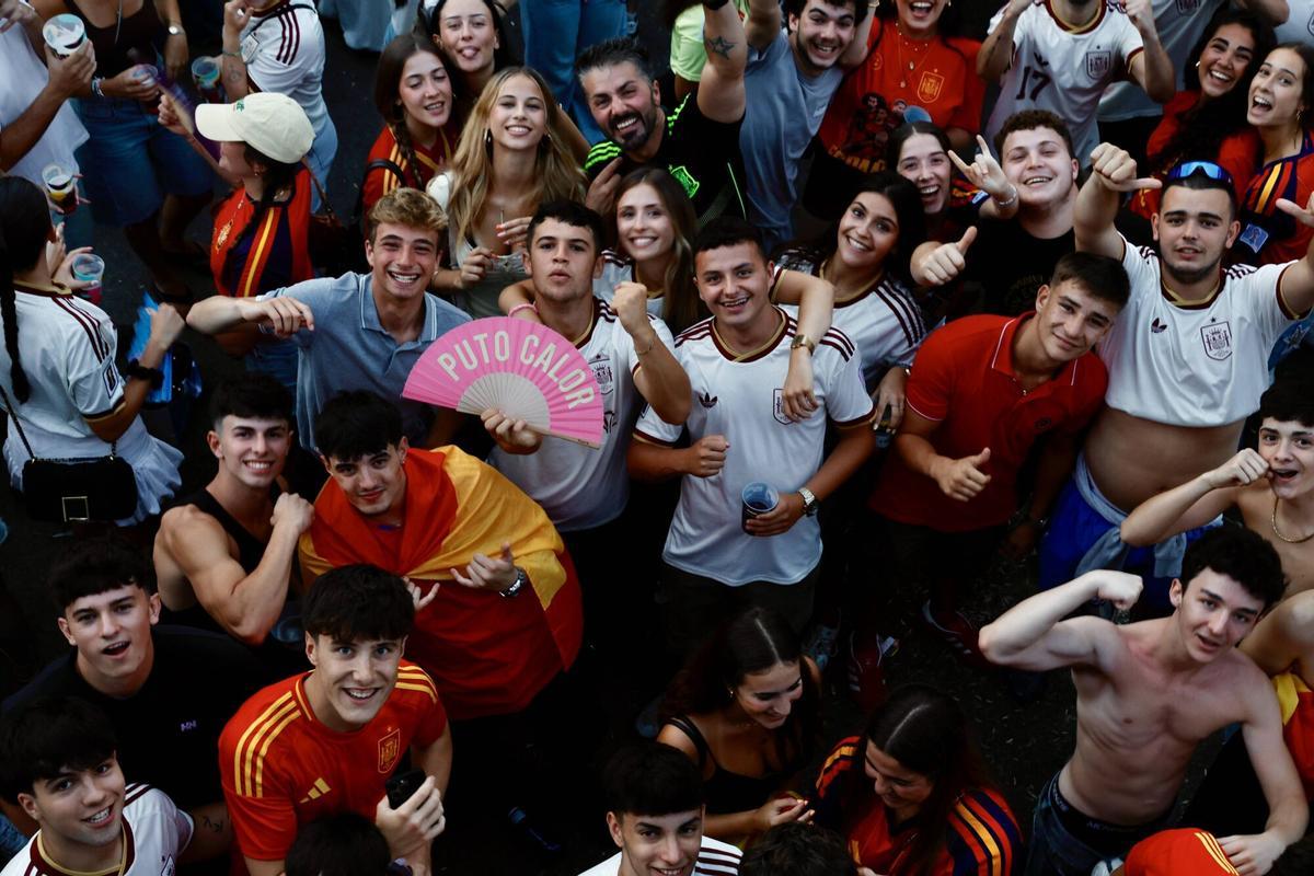 Así se vivió el partido de España contra Francia en Gijón Así se vivió el partido de España contra Francia en Gijón