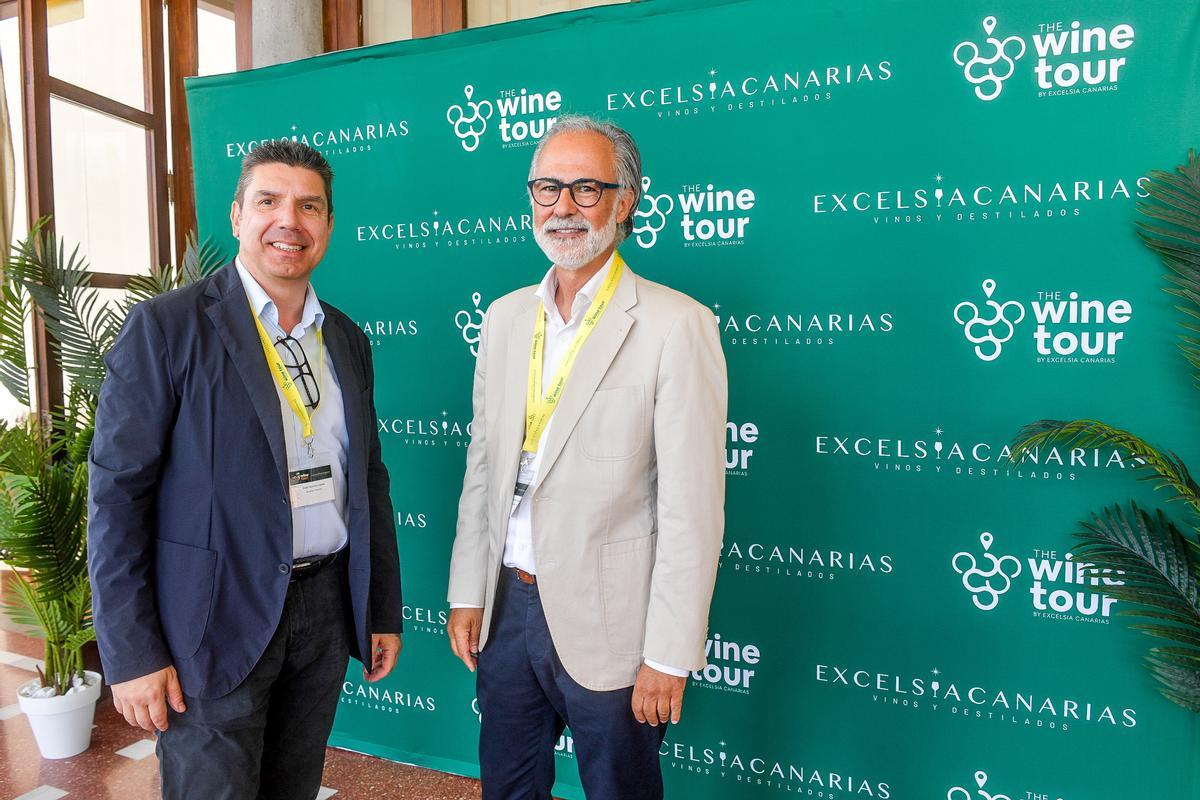Joan Ramón Casals y Javier Galván, director y administrador de Excelsia en Canarias.