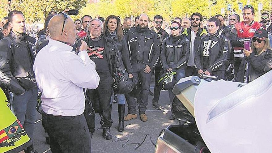 Motoristas de toda España se movilizan para pedir seguridad