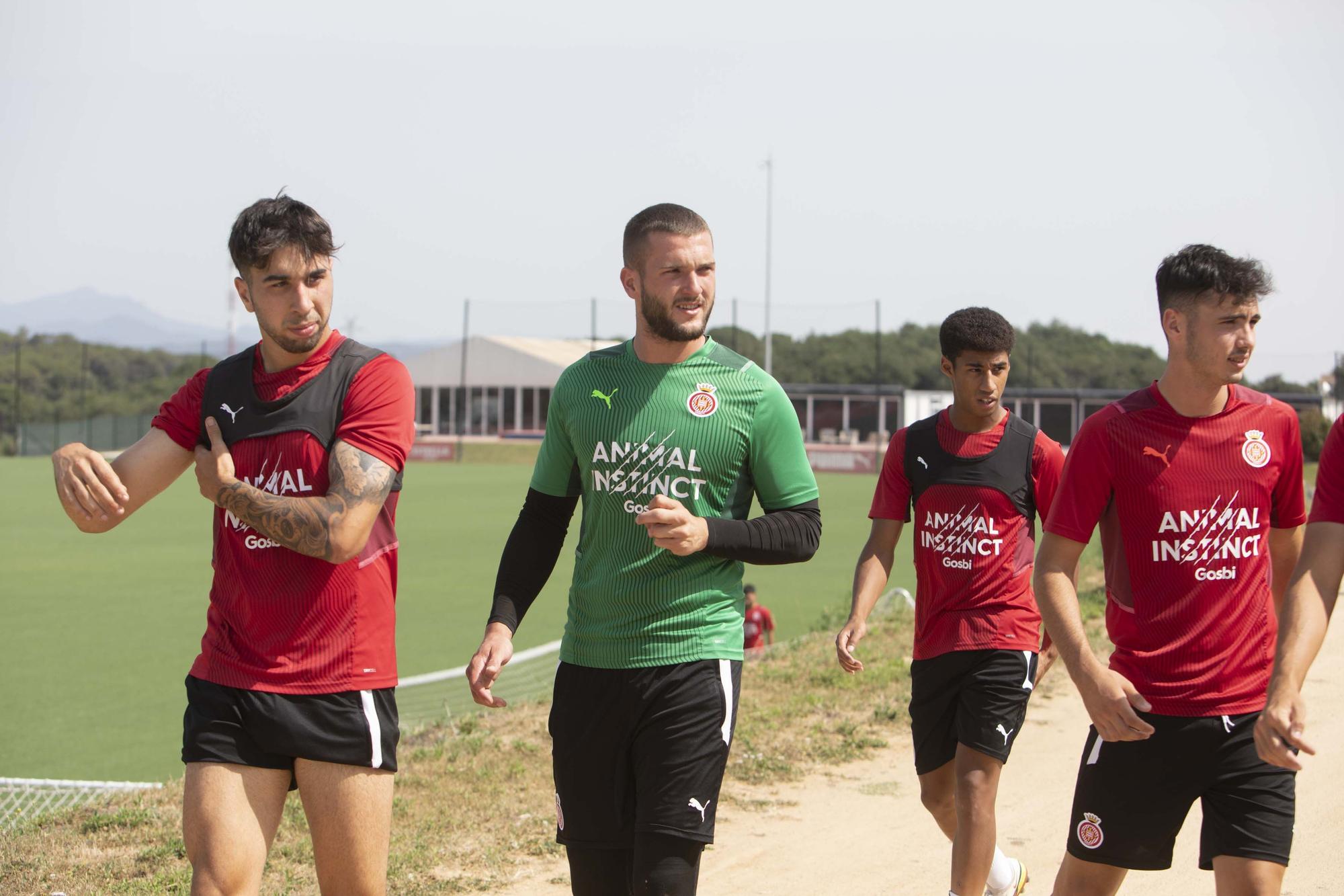 El penúltim entrenament del Girona abans de la final a Tenerife