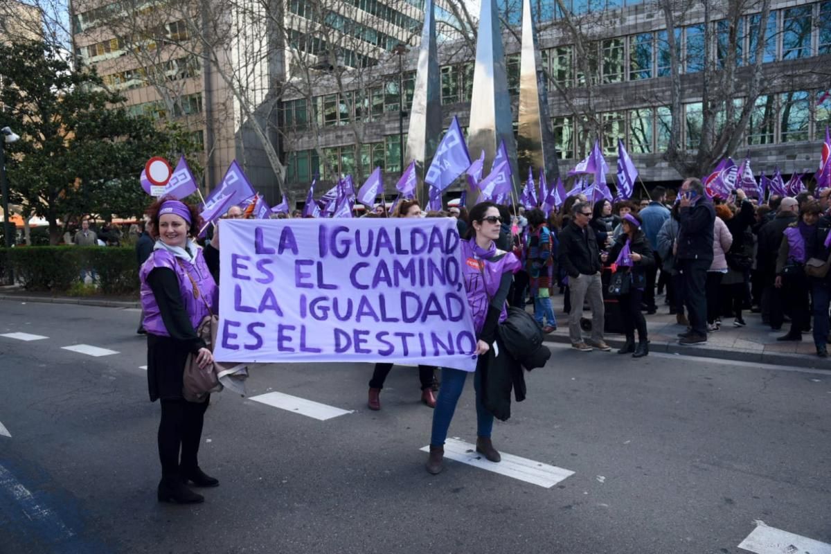 Concentraciones por el 8-M en Zaragoza