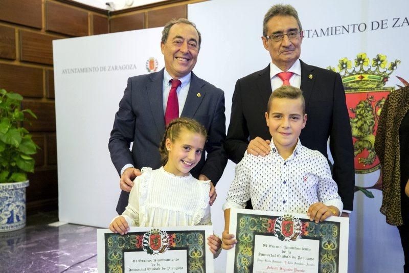 Premios de los concursos del Pilar