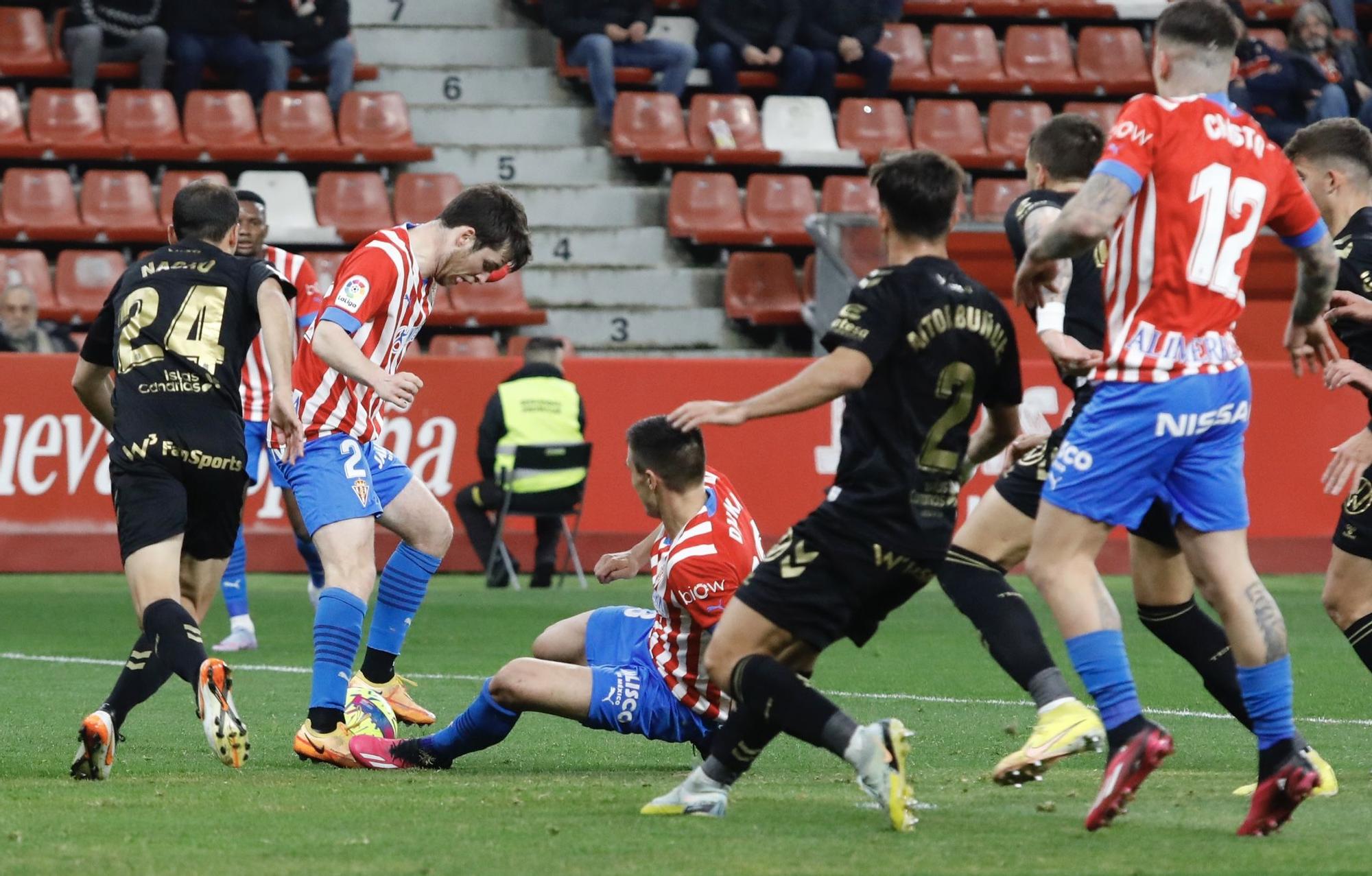 Así se vivió el encuentro entre el Sporting y el Tenerife