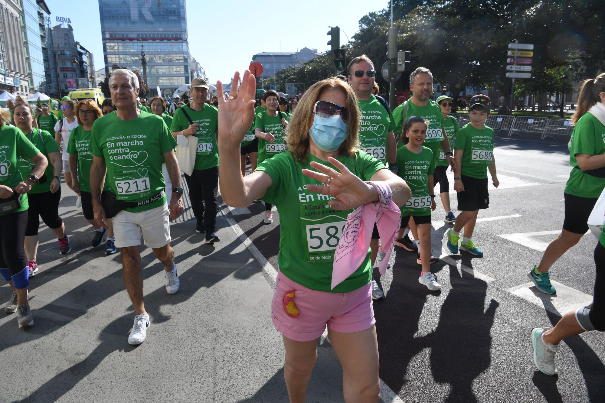 La Carrera contra el Cáncer tiñe de verde la ciudad