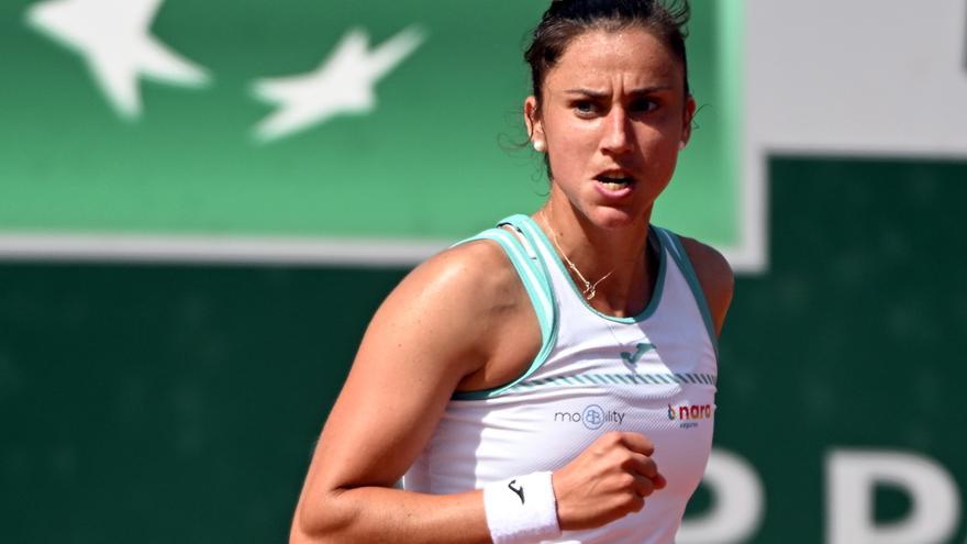 Sara Sorribes debuta con victoria en Roland Garros