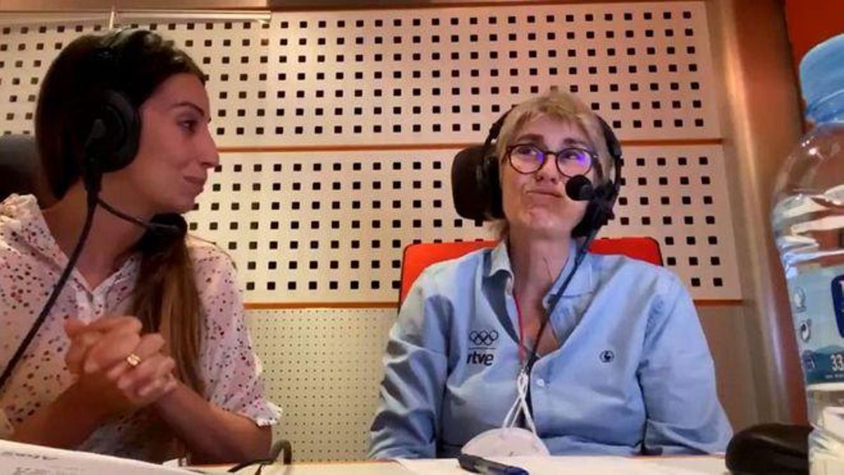 Paloma del Río, con Almudena Cid.