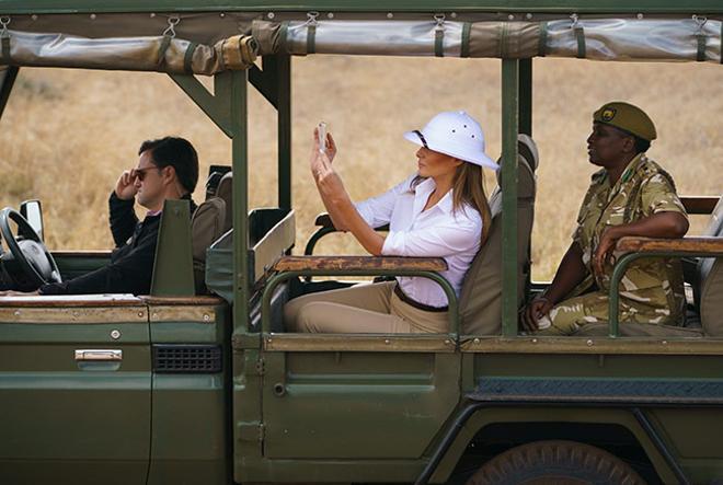 Melania Trump en Kenia