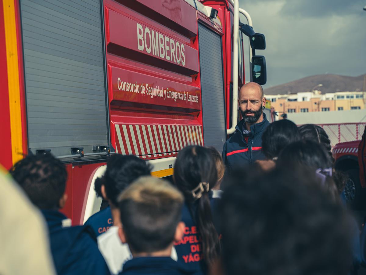 Jornadas educativas por el 35º aniversario de los bomberos de Lanzarote