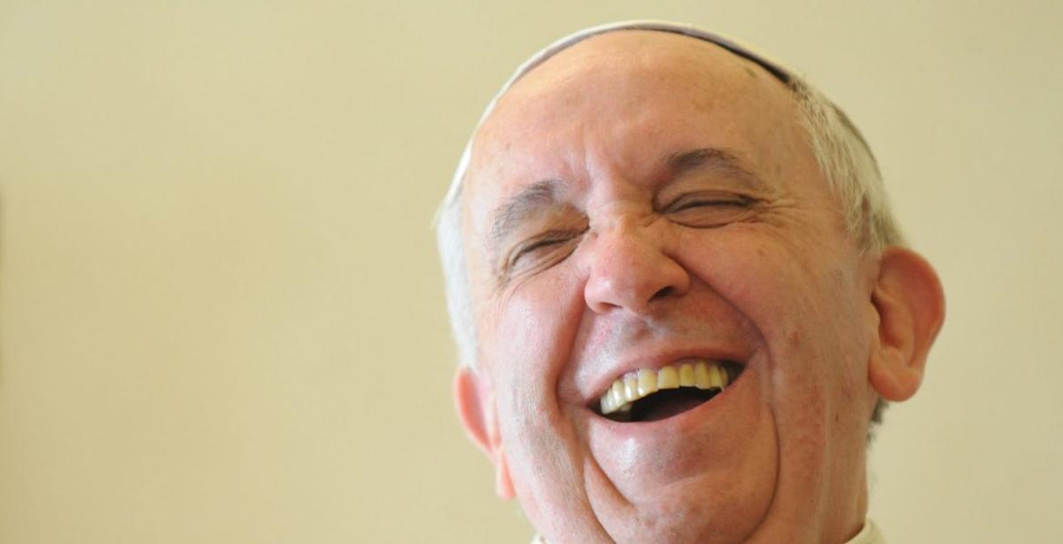 El papa de l'alegria.